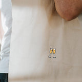 Sparkling wine | Embroidered organic cotton bag