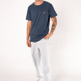 Burger | Besticktes Bio Baumwoll Unisex T-Shirt