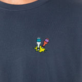 Kleiner Klopfer | Besticktes Bio Baumwoll Unisex T-Shirt