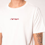 Caffé doppio | Besticktes Bio Baumwoll Unisex T-Shirt