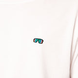 schnelle Brille | Besticktes Bio Baumwoll Unisex T-Shirt