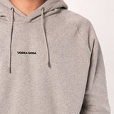 Vodka Soda | Embroidered organic cotton men's hoodie