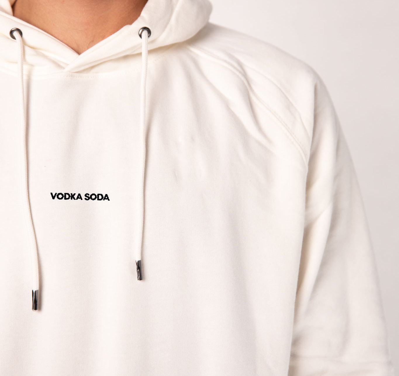 Vodka Soda | Embroidered organic cotton men's hoodie