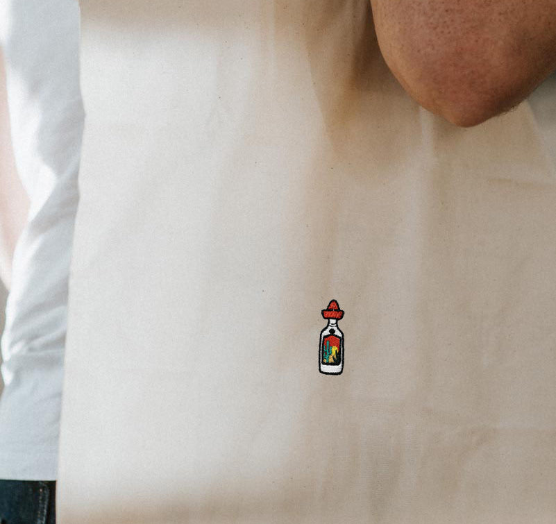 Sierra Tequila | Embroidered organic cotton bag