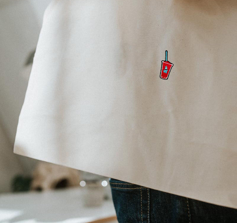 MonsterSlush | Embroidered organic cotton bag