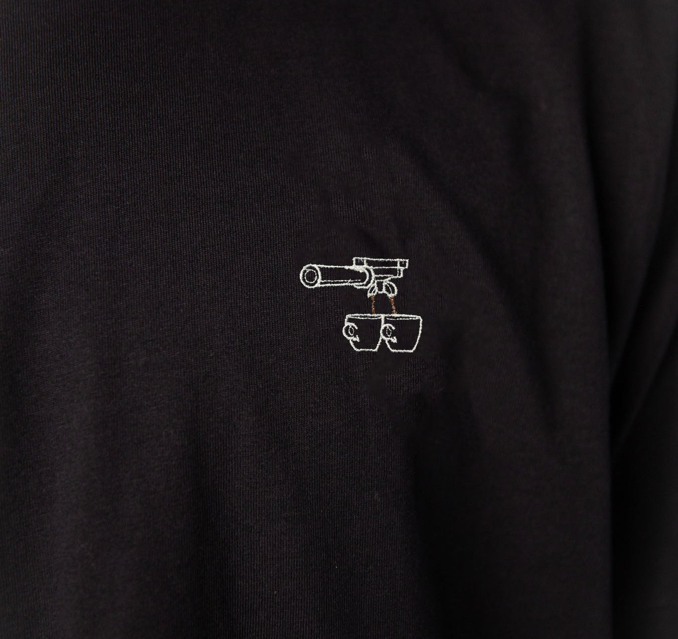 Due Caffè | Besticktes Bio Baumwoll Unisex T-Shirt