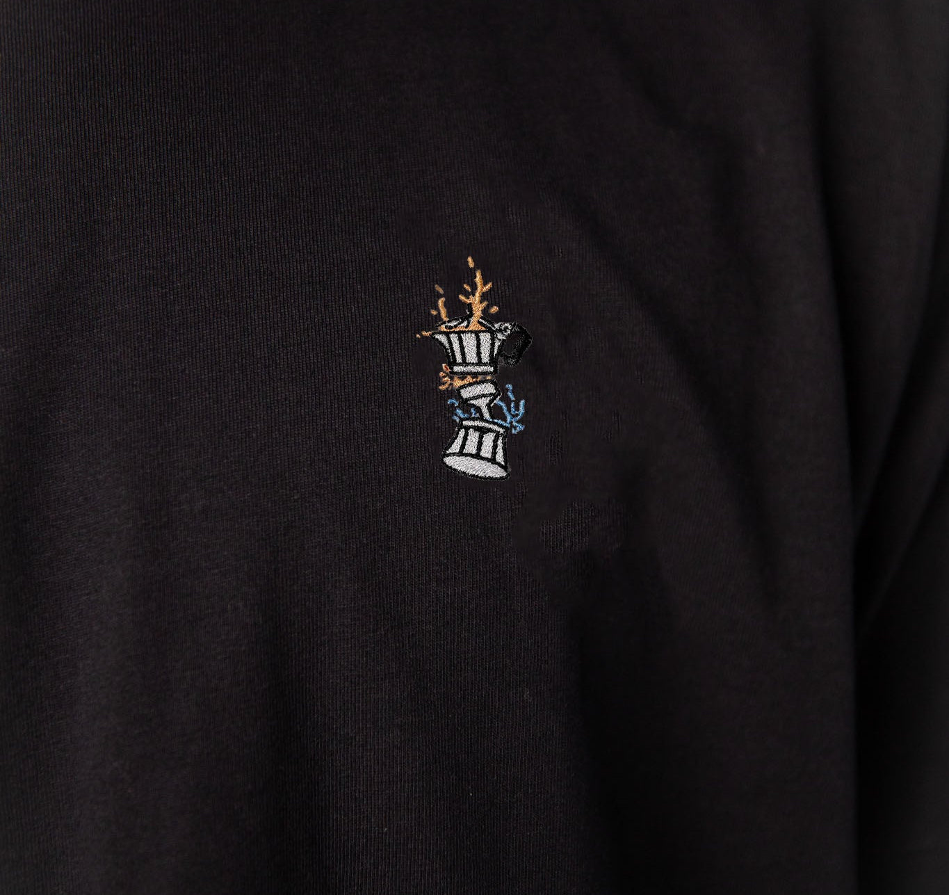 Espressokocher Boom | Besticktes Organic Bio Baumwoll Unisex T-Shirt