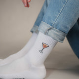 Espresso Martini | Bestickte Bio Baumwoll Socken