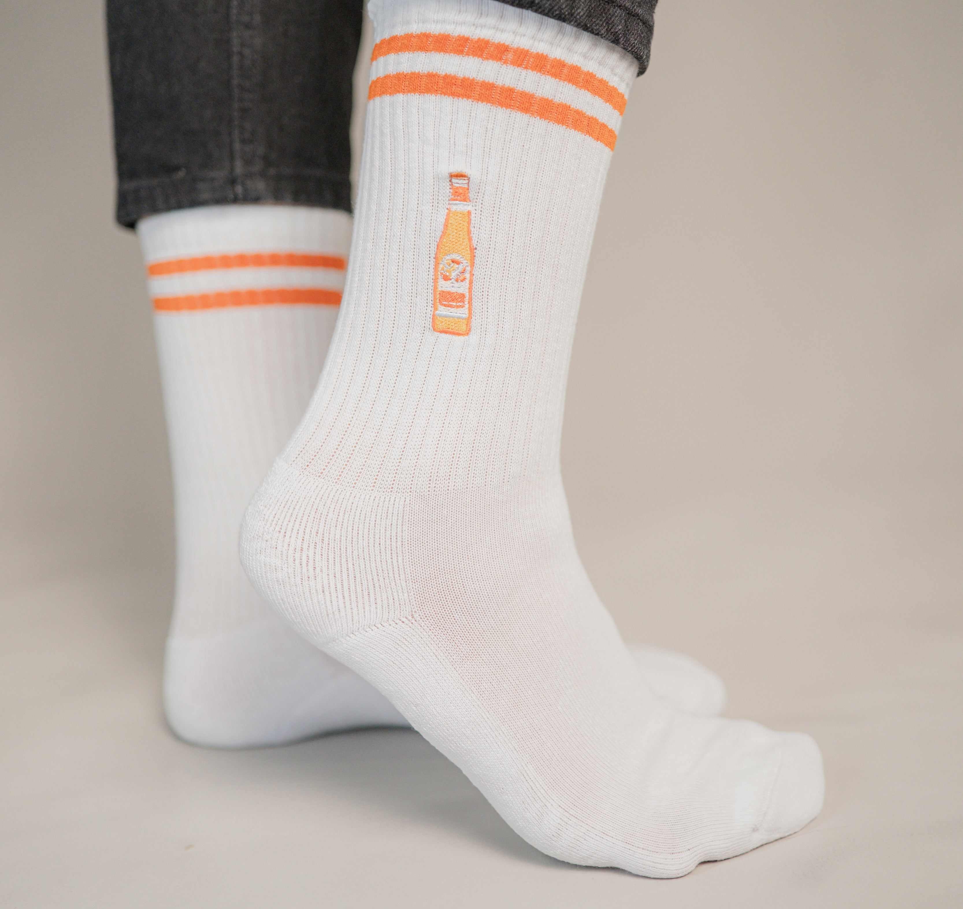 Somersby Orange Spritz | Bestickte Bio Baumwoll Socken