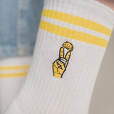 Tequila Shot | Embroidered organic cotton socks