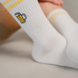 Maßkrug | Embroidered organic cotton socks