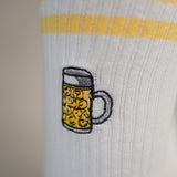 Maßkrug | Embroidered organic cotton socks