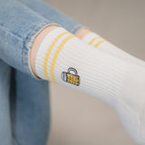 Maßkrug | Embroidered organic cotton socks