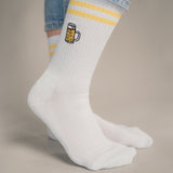 Maßkrug | Embroidered organic cotton socks