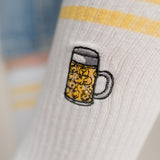 Maßkrug | Embroidered organic cotton socks