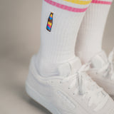 Cola Mix | Embroidered organic cotton socks