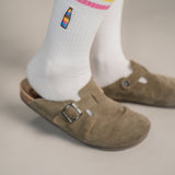 Cola Mix | Embroidered organic cotton socks