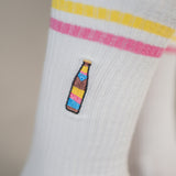 Cola Mix | Embroidered organic cotton socks