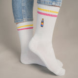 Cola Mix | Embroidered organic cotton socks