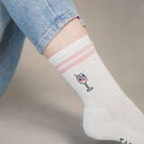 Wildberry Spritz | Bestickte Bio Baumwoll Socken