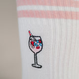 Wildberry Spritz | Bestickte Bio Baumwoll Socken