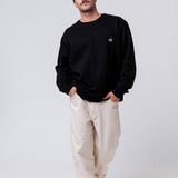 Pfirsich Eistee | Bestickter Bio-Baumwoll Unisex Pullover