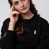 GIN SUL | Bestickter Bio-Baumwoll Unisex Pullover