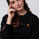 Stroh 80 | Bestickter Bio-Baumwoll Unisex Pullover