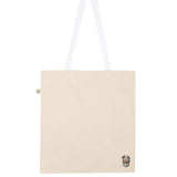 Coffee hipster | Embroidered organic cotton tote bag
