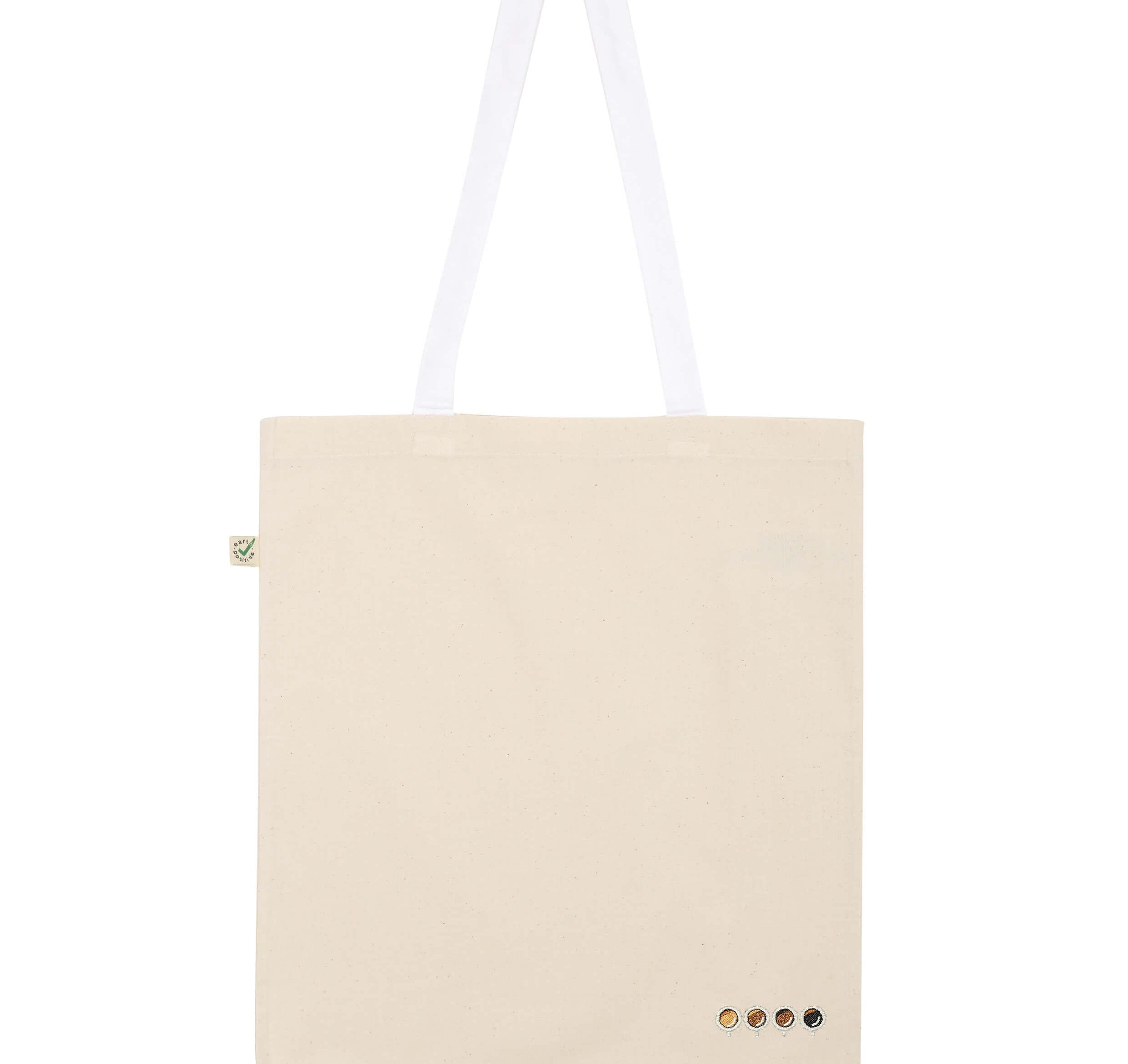 Quattro Espressi | Embroidered organic cotton tote bag