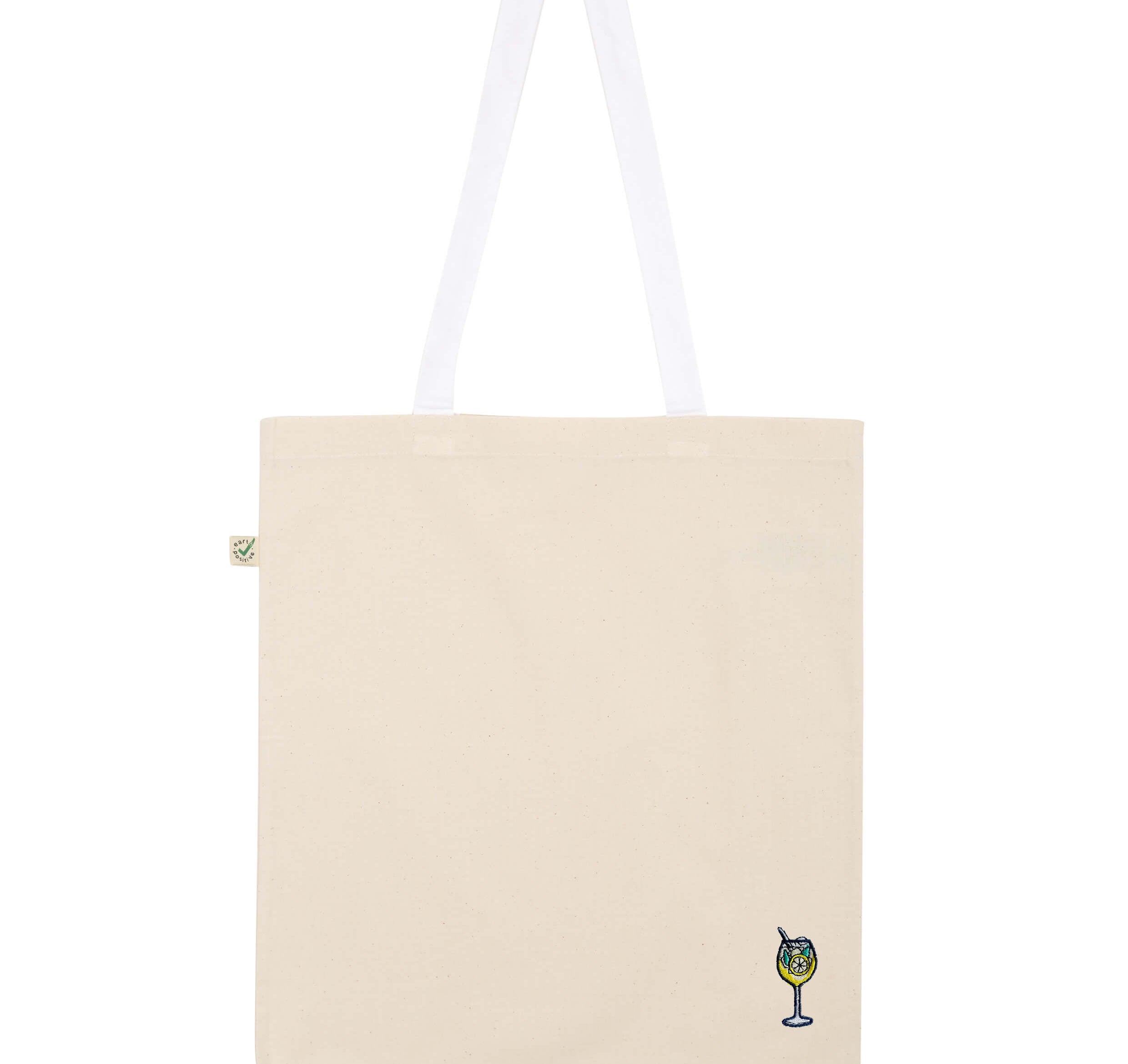 Limoncello Spritz | Embroidered organic cotton bag
