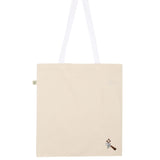 Sieve carrier Beans | Embroidered organic cotton carrier bag