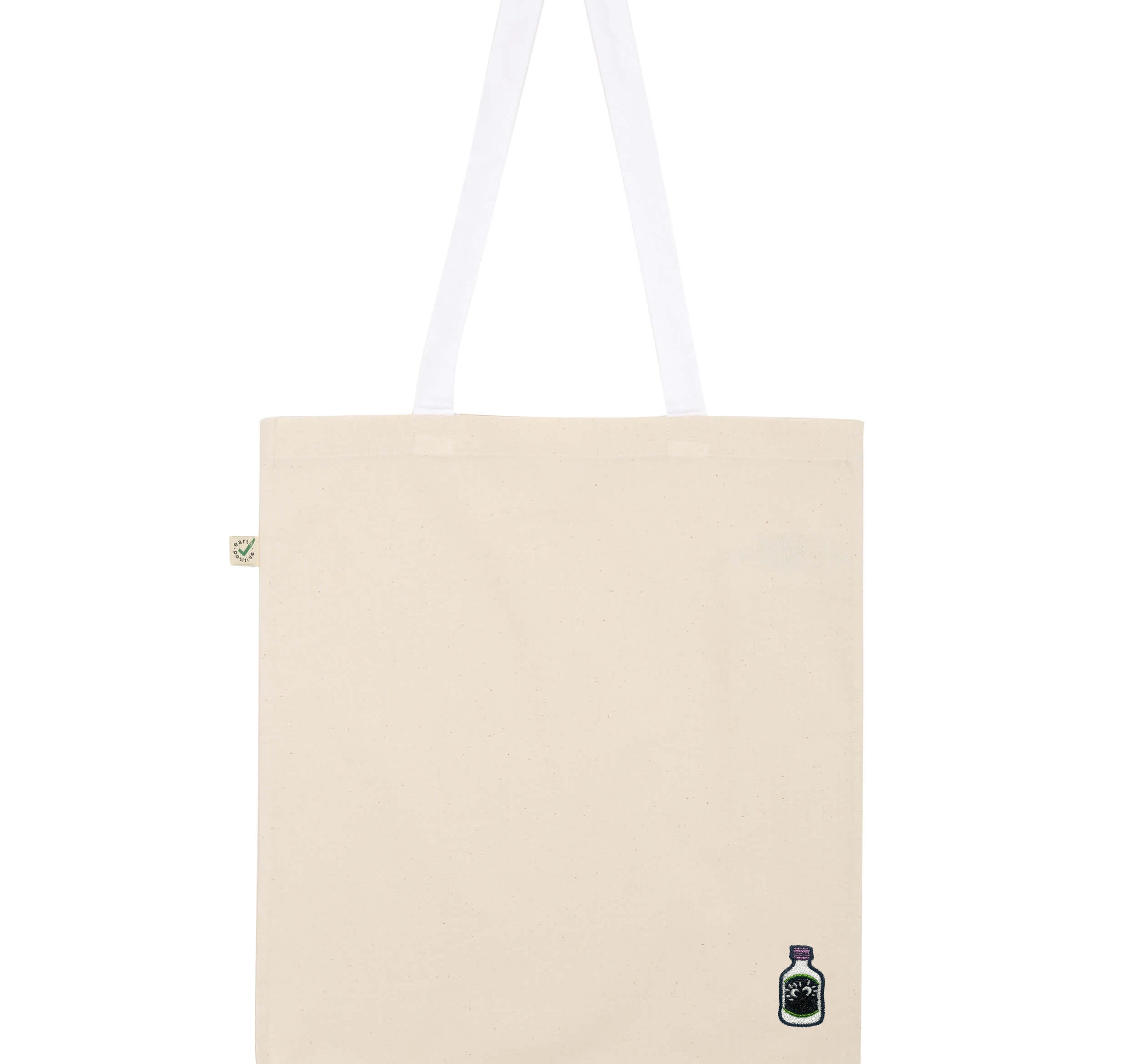 Little coward | Embroidered organic cotton bag