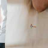 Portafilter & tamper | Embroidered organic cotton carrier bag