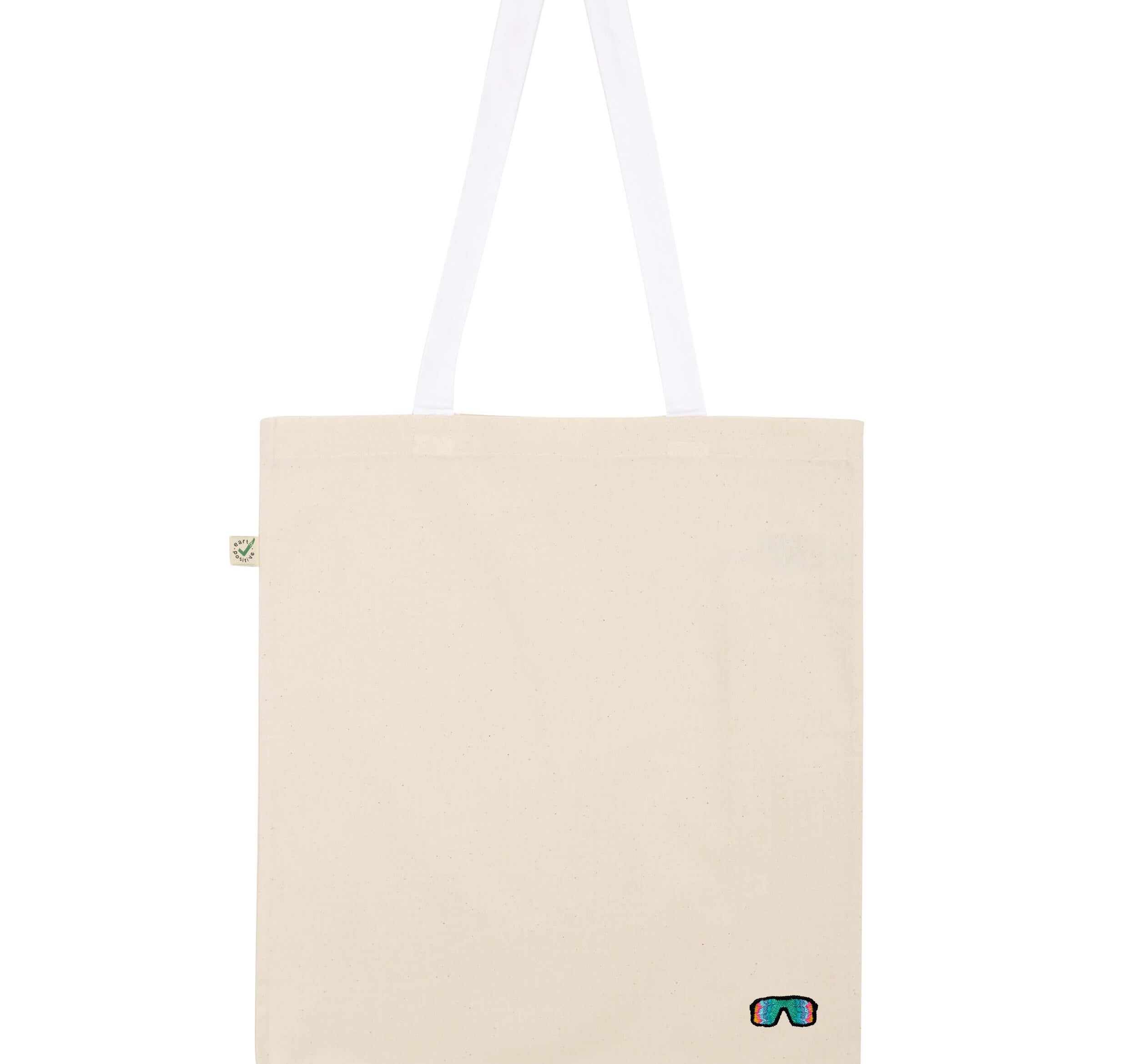 Quick glasses | Embroidered organic cotton bag