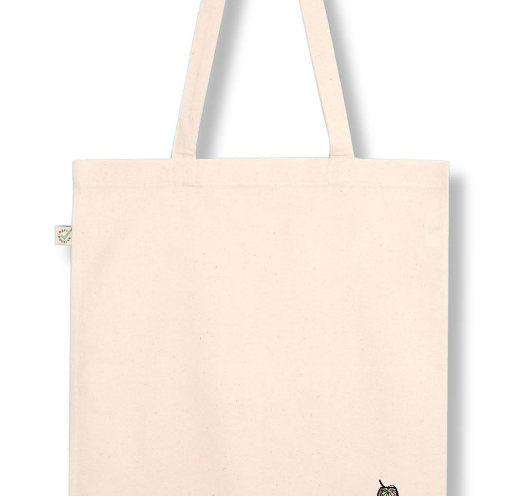 Sarti Spritz | Bestickte Bio Baumwoll Tasche