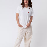 Pfirsich Eistee | Besticktes Bio Baumwoll Unisex T-Shirt