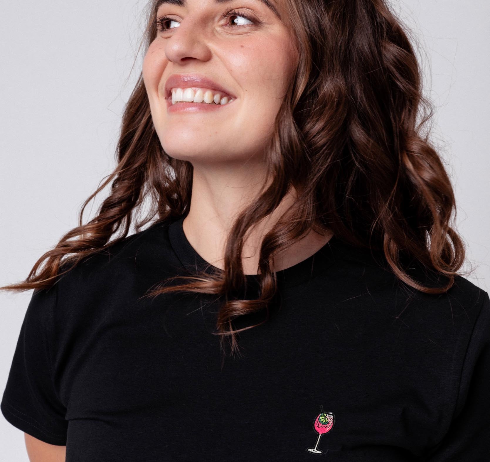 Sarti Spritz |  Besticktes Bio Baumwoll Frauen T-Shirt