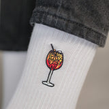 Spritz | Embroidered organic cotton socks