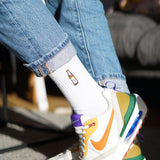 Cola Mix | Embroidered organic cotton socks