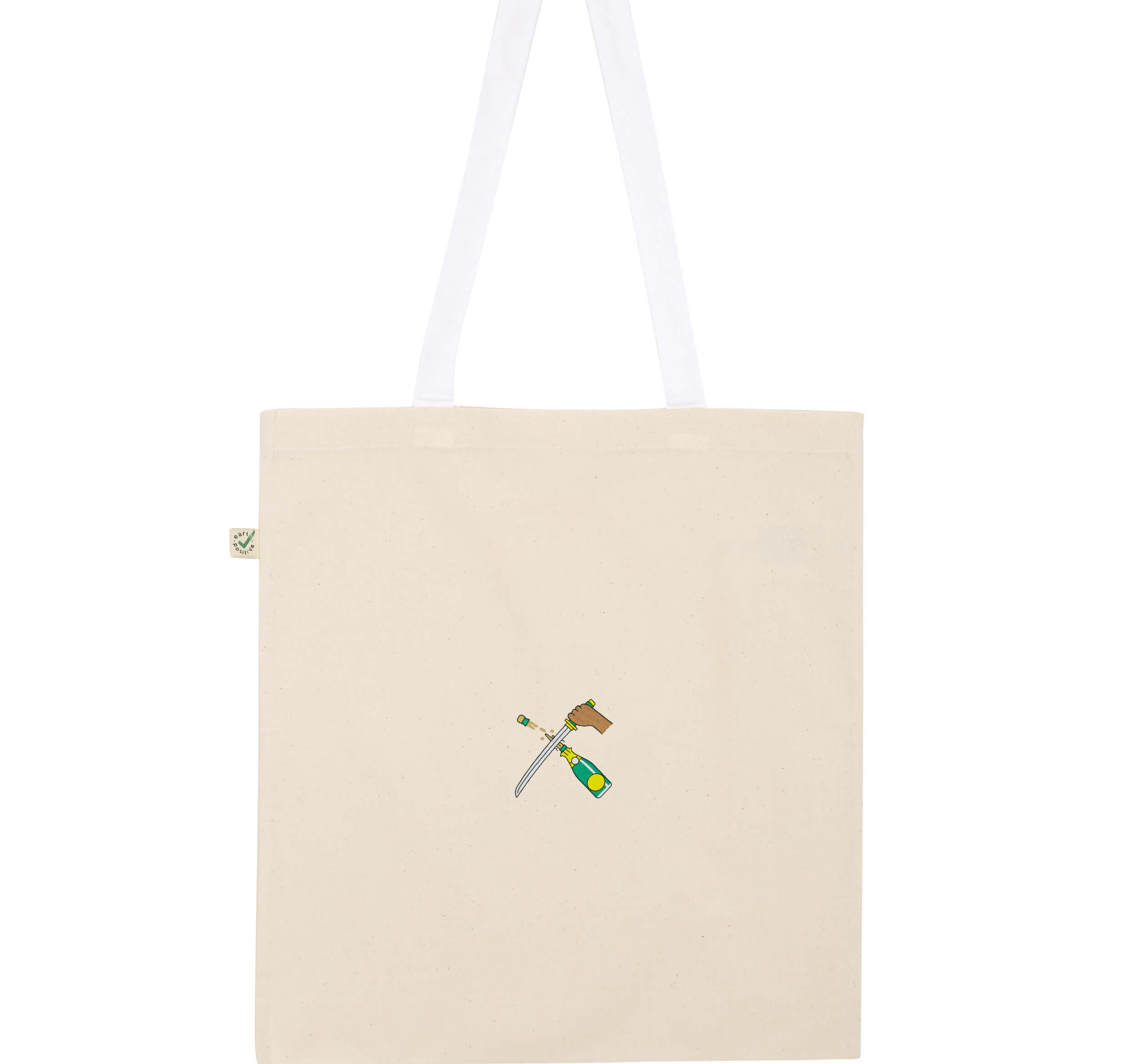 Sabrage | Embroidered Organic Cotton Bag
