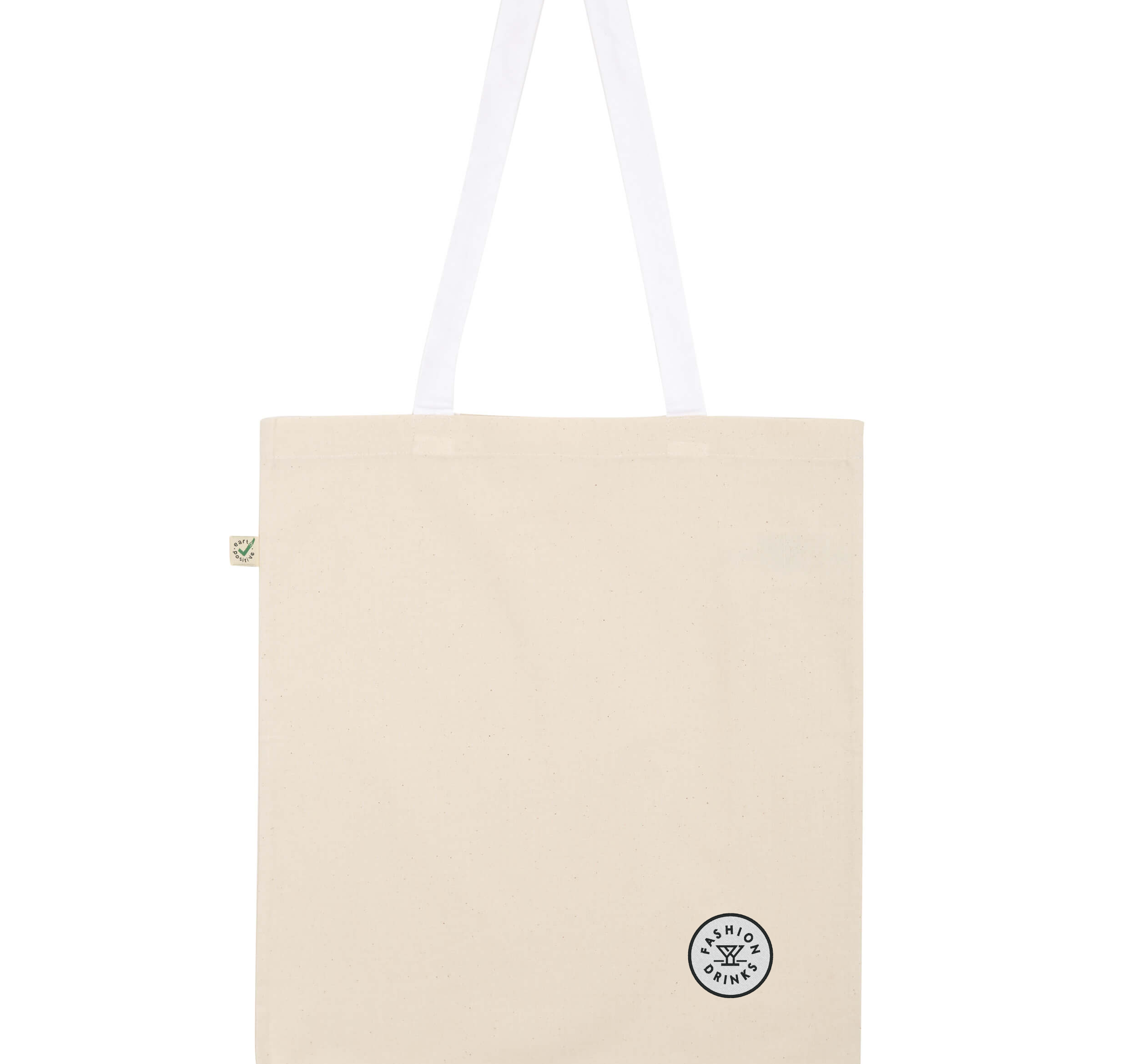 Fashion Drinks | Embroidered Organic Cotton Bag