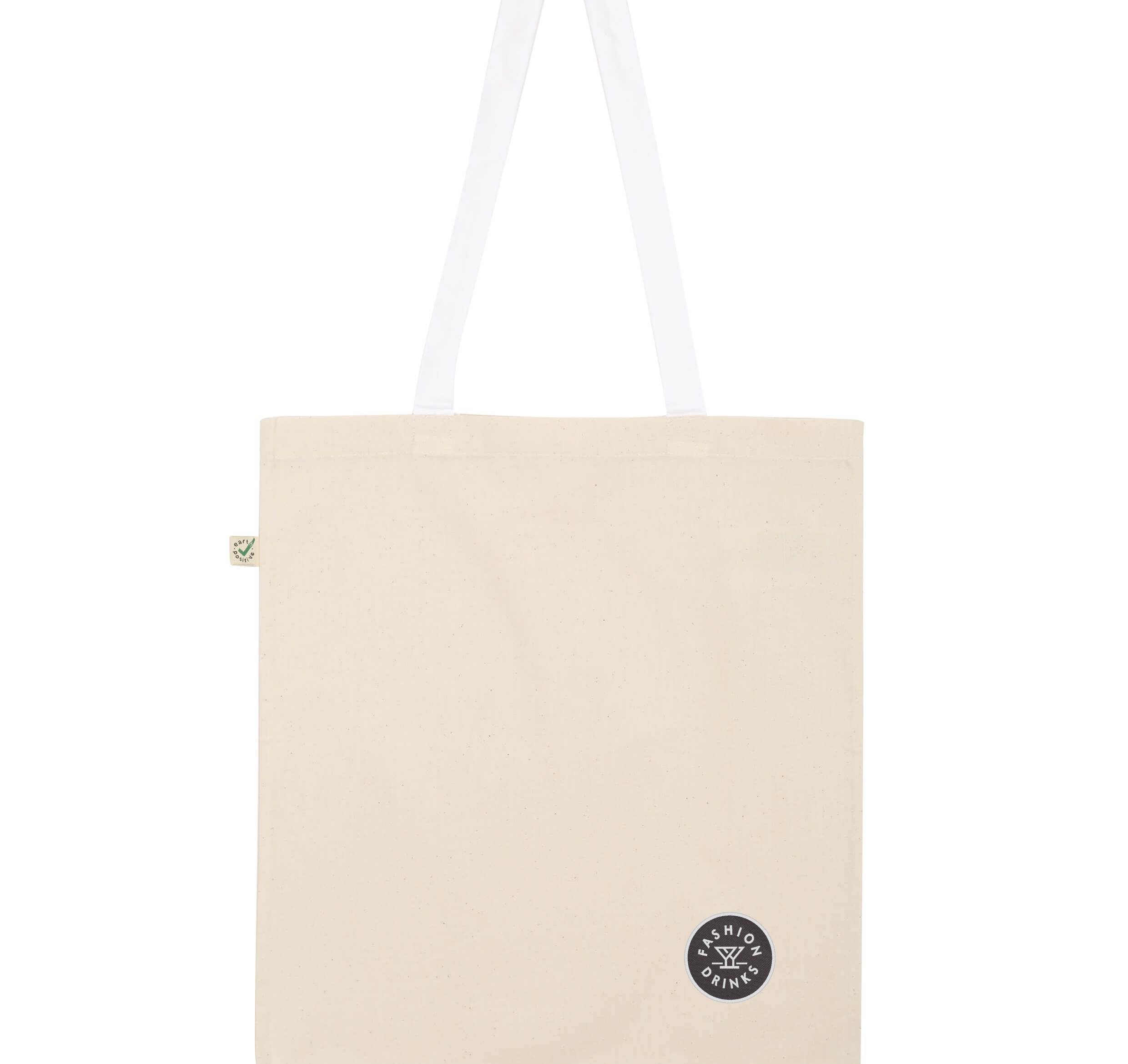 Fashion Drinks | Embroidered Organic Cotton Bag