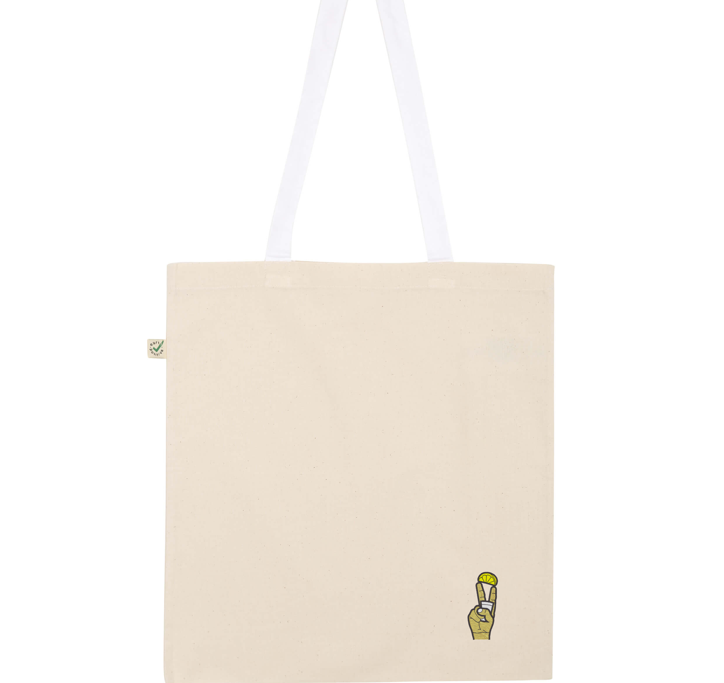 Tequila Shot | Embroidered Organic Cotton Bag