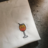 Spritz | Embroidered Organic Cotton Bag