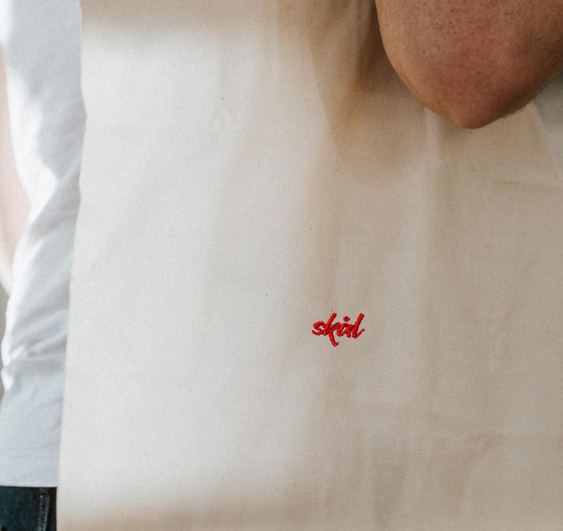 Cheers Collection | Embroidered Organic Cotton Bag