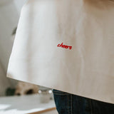 Cheers Collection | Embroidered Organic Cotton Bag