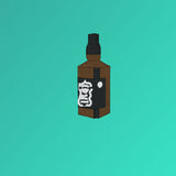 Whisky | Embroidered organic cotton bag