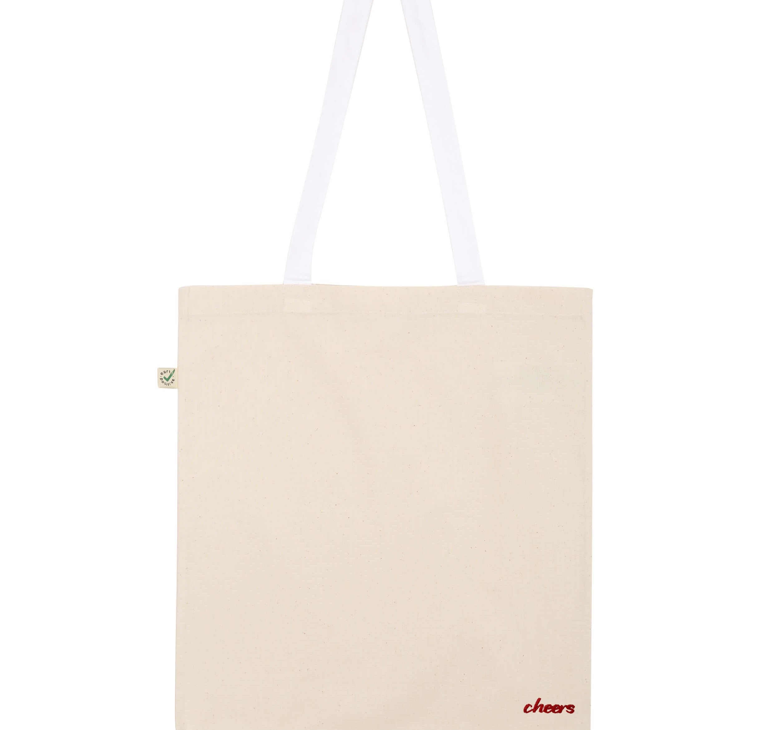 Cheers Collection | Embroidered Organic Cotton Bag
