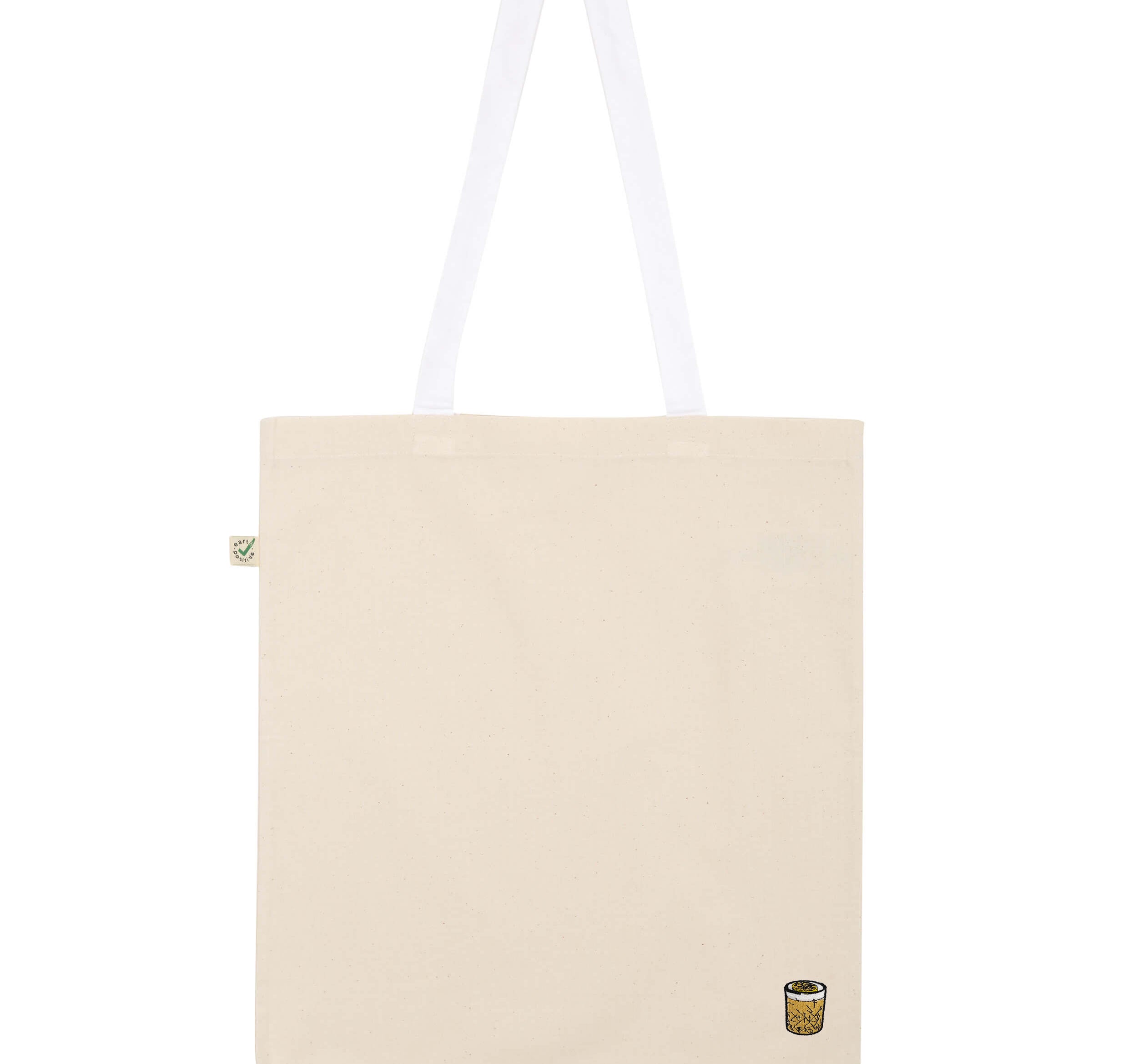 Whisky Sour | Embroidered Organic Cotton Bag